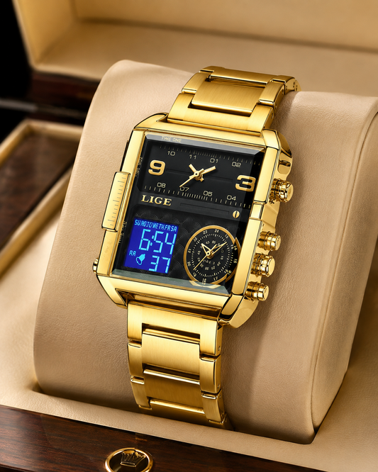 LIGE Premium Gold Watch