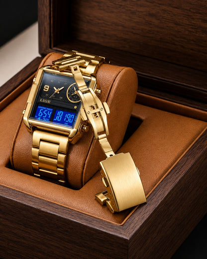 LIGE Premium Gold Watch