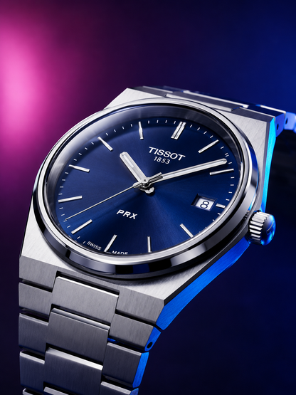 Tissot PRX Blue Dial Watch