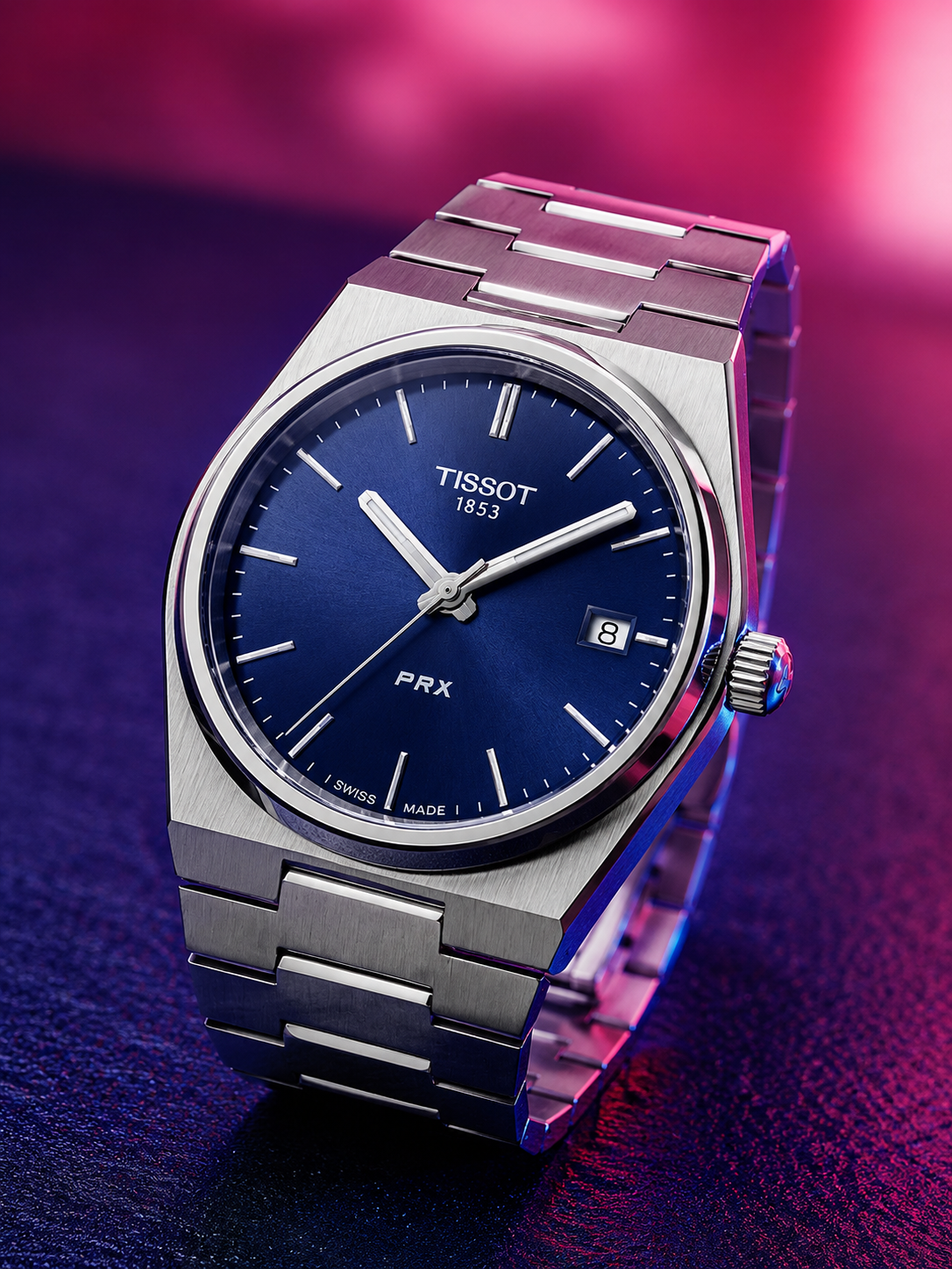 Tissot PRX Blue Dial Watch