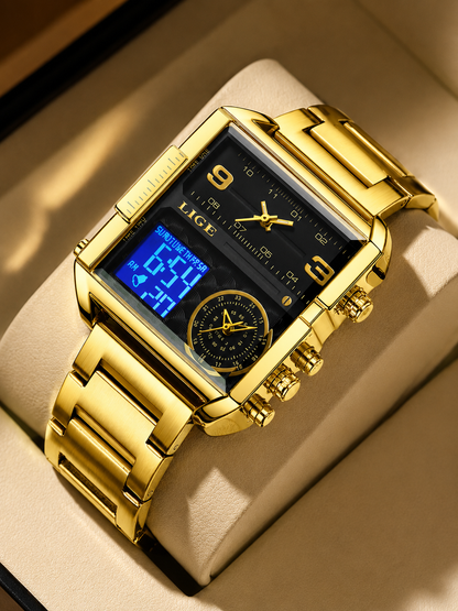 LIGE Premium Gold Watch